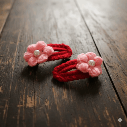 pink hairclips_irakala